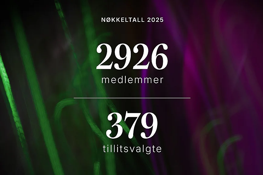 Nøkkeltall 2025 årsoppsummering